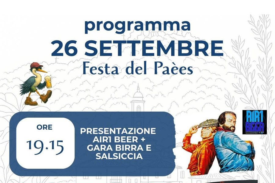 Festa del Paèes, la serata del 26 settembre