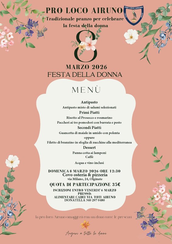 Locandina di Festeggiamo insieme la Donna