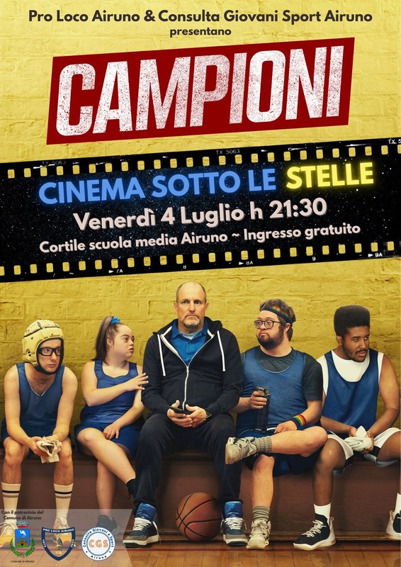 Locandina di Cinema sotto le stelle: «Campioni»