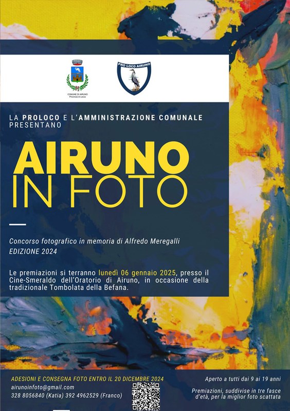 Locandina di Airuno in foto!